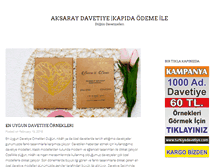 Tablet Screenshot of aksaraydavetiye.net